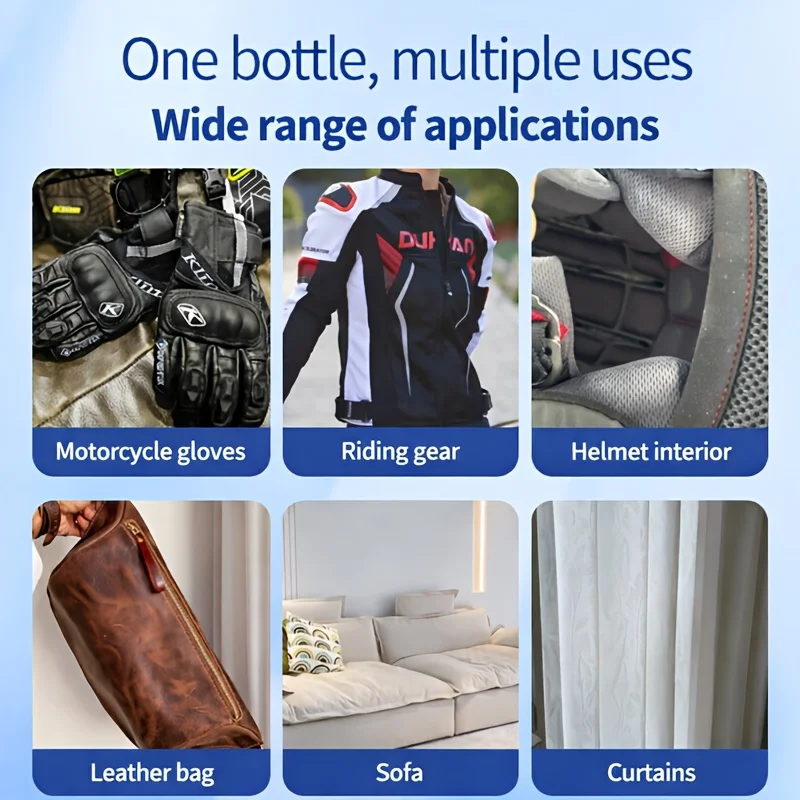 Motorcycle And Bicycle Gloves Cleaner | Waterless, Sweat Stain Removal, Deodorizing Dry Cleaning Foam - Ifubo
