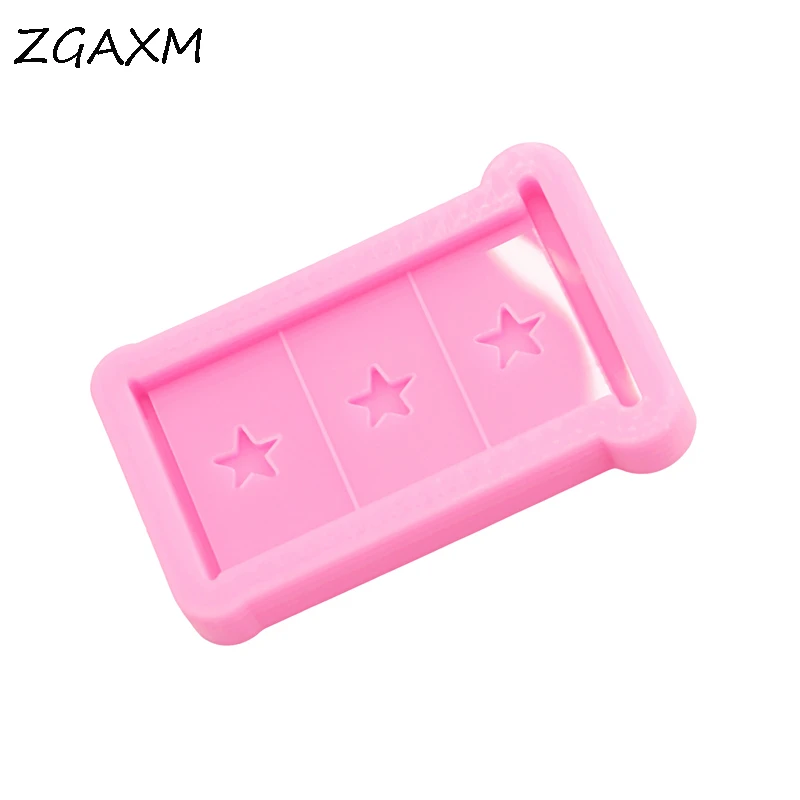 LM 764-DIY cabinet Baby Bed Silicone Mold Shiny Baby Bed fondant cake Mold shaker earrings Polymer Clay Resin Silicone Mold