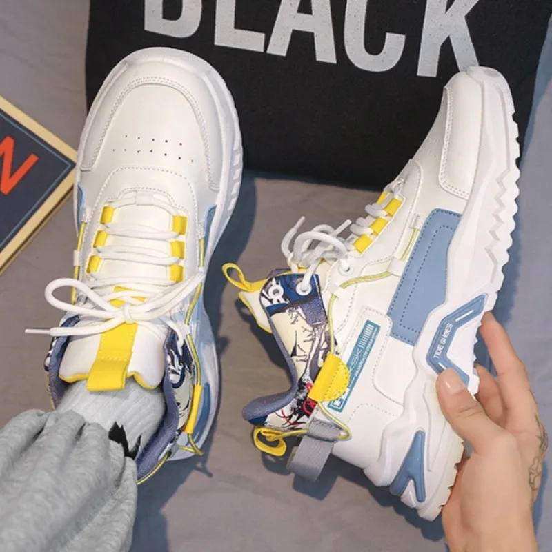 

Мужская модная повседневная спортивная обувь, мужская обувь высокого качества с мягкой подошвой, нескользящая удобная обувь для бега с высоким верхом, Zapatillas Hombre