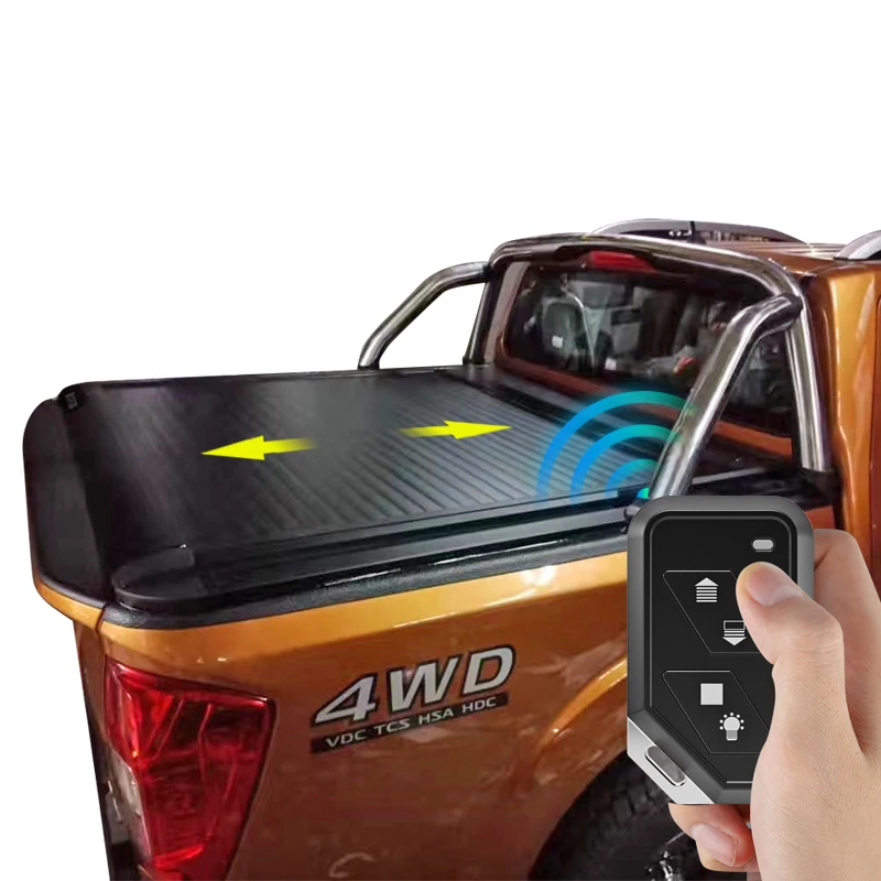 

Pickup Truck Roller Shutter Cover Electric Retractable Truck Bed Cover Roller Lid for Nissan Navara Np300 2021