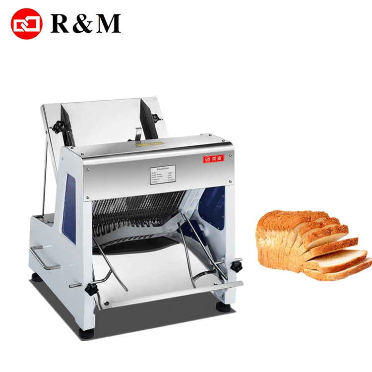 Commercial Mechanical bakery bread shop cutting cutter Toast Slicing Machine, automatic Adjustable Electric Bread Slicer machine