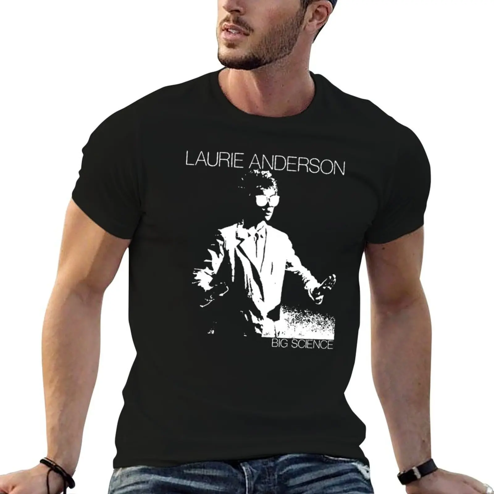 

Laurie Anderson T-Shirt graphic tee shirt customs design your own Short sleeve tee mens designer clothes