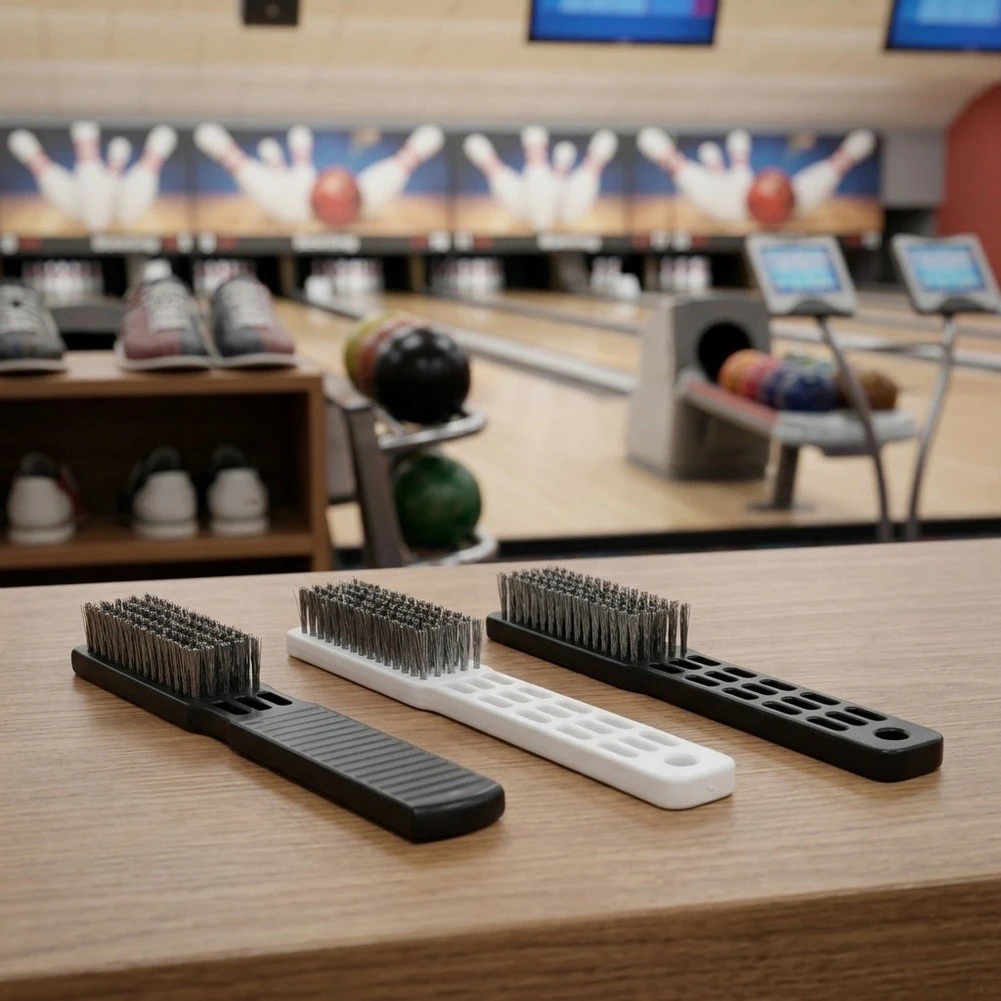 Dust Removal Brush Polishing Brush Set For Improved Gaming Performance Brush For Bowling Shoes Ergonomic Handle Design