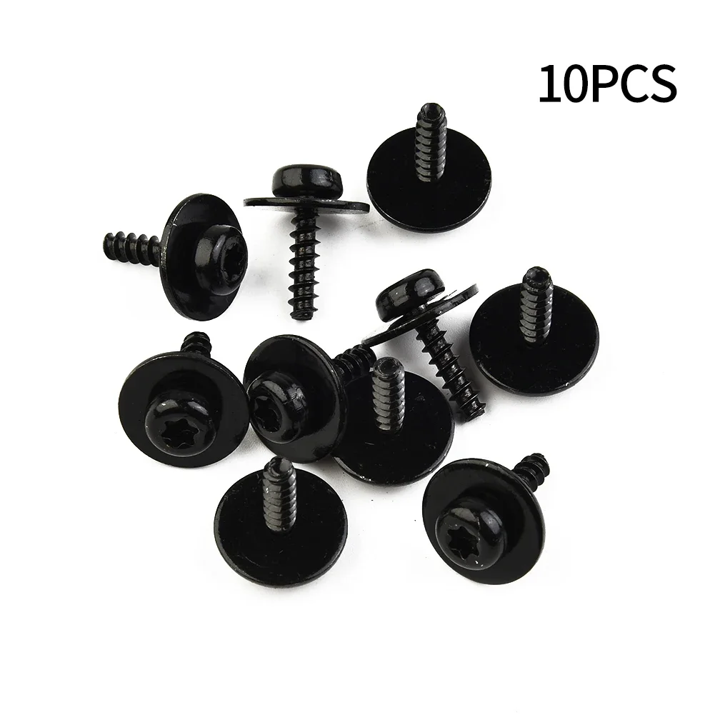 High Reliability Screw Bolt Screw Bolt Shield Black For Ford Focus Escape High Quality 10pcs Air Dam Deflector