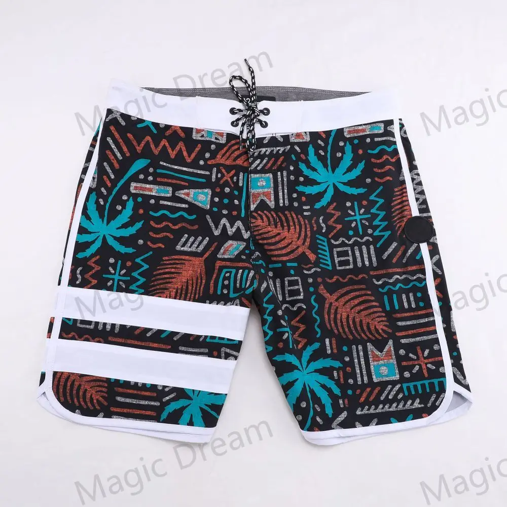 2024 New Summer Fashion Men Board Shorts Bermuda Beach Shorts Swim Shorts For Men Waterproof Quick Dry Swimwear New Color