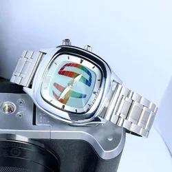 Luxury Quartz Watch Man Casual Fashion Digital Dial Design Square Wristwatch Waterproof Sports Men's Watches Gift y2k Reloj+box
