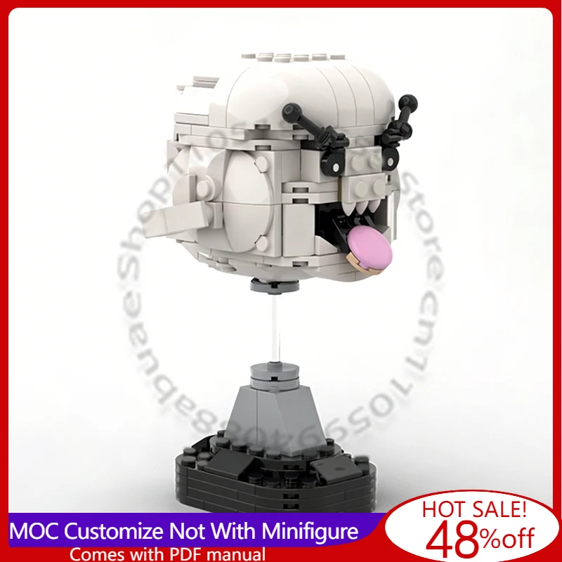 283 pièces de la série de personnages de jeux populaires Boo MOC, blocs de construction modulaires personnalisables, éducatifs, créatifs, bricolage, jouet pour garçons, cadeau d'anniversaire