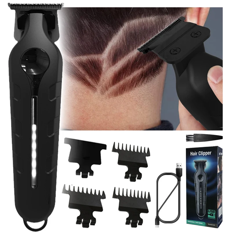 

Professional Electric Hair Trimmer Beard Hair Clipper Rechargeable Hair Trimmer Barber Hair Cutting Machine for Men