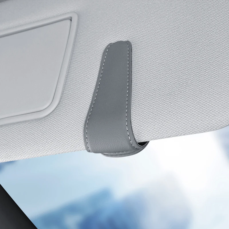 1 قطعة سيارة الشمس قناع النظارات الشمسية كليب العالمي تذكرة بطاقة المشبك لتويوتا TRD فورتشنر هايلاندر مارك-X ميراي هليكس بيكانتو #3