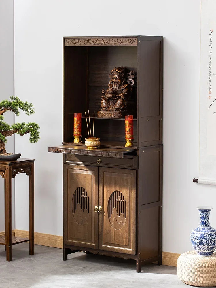 Modern Shrine Altar Cabinet Altar Clothes Closet Statue Altar Shrine Home Living Room