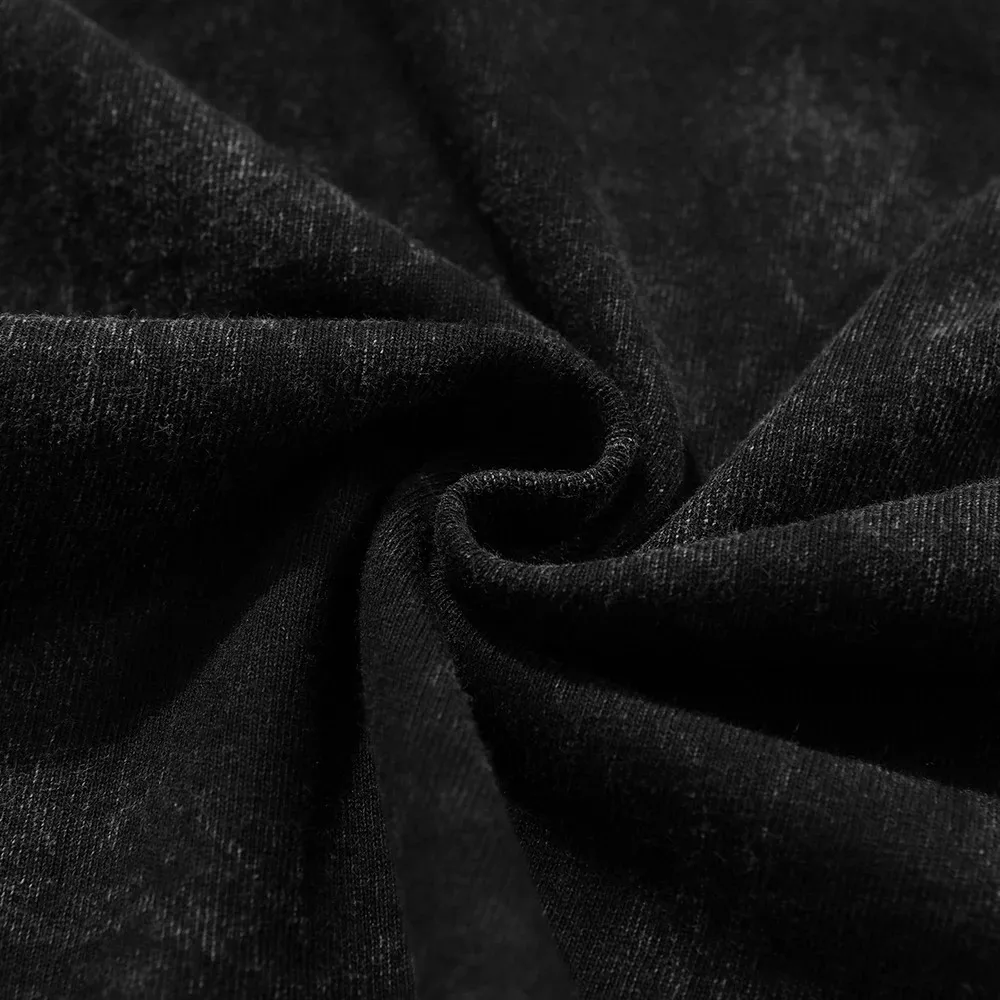 ماركوس الدودة الرجال تي شيرت غسلها فريد تي شيرت قصير الأكمام Crewneck تي شيرت القطن الملابس الأصلية #4