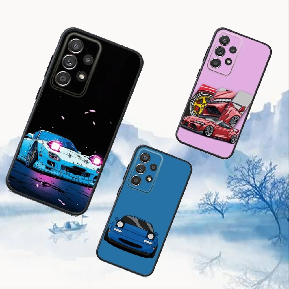 

M-Miata Car MX5 Phone Case For Samsung S25,S24,S21,S22,S23,S30,Ultra,S20,Plus,Fe,Lite,Note,10,9,5G Black Cover