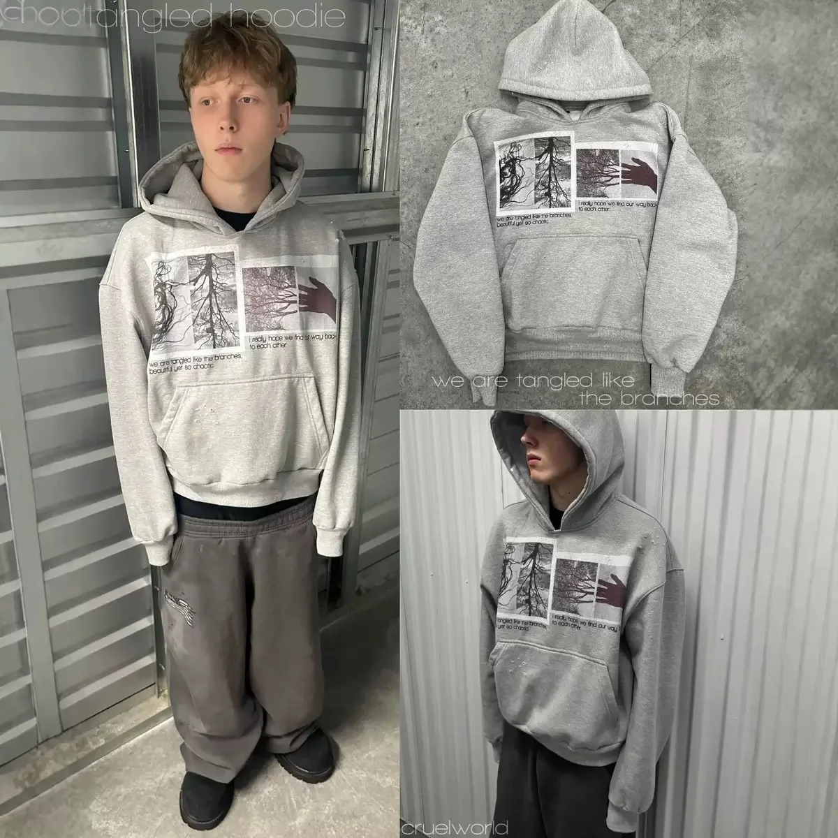 

Серый пуловер с принтом, толстовка в готическом стиле, мужская и женская модная повседневная уличная одежда в американском стиле хип-хоп для бега