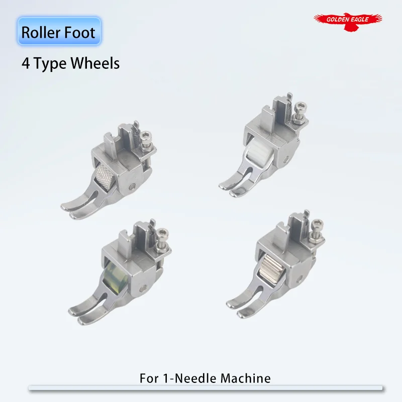 Roller Presser Foot For 1-Needle Lockstitch Sewing Machine Accessories Pressure Feet With Wheel Spare Parts JUKI BROTHER SINGER