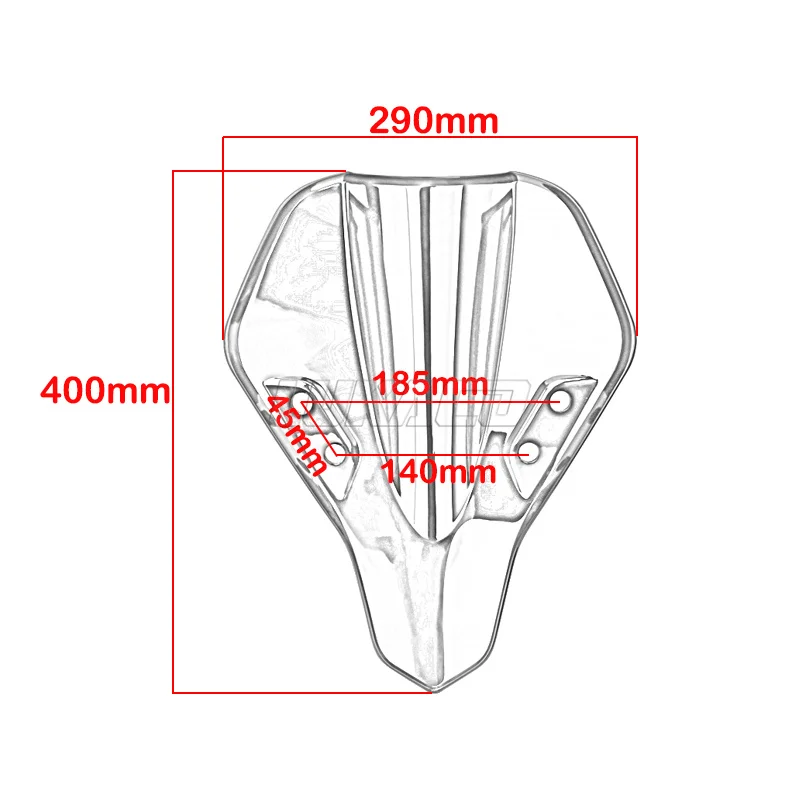 Motorcycle Windshield Front Windscreen Fairing Wind Deflector Motocross Accessories Parts For CFMOTO 250SR 300SR 2019 2020 2021