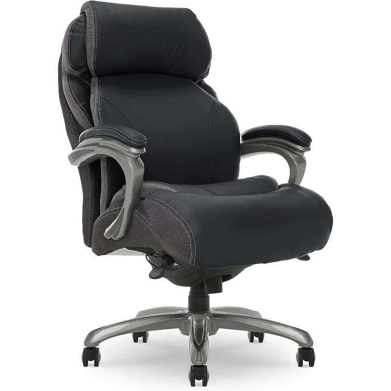 Jackson Big and Tall Executive Office Chair with AIR Technology and Smart Layers Premium Elite Foam, Supports up to 350 Pounds