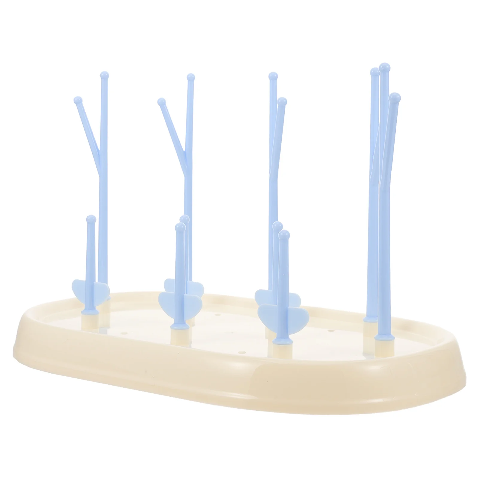 

Safe Detachable Baby Bottle Drying Rack Organizer Drainer Storage for Toddler Sippy Cups White Durable Long Lasting