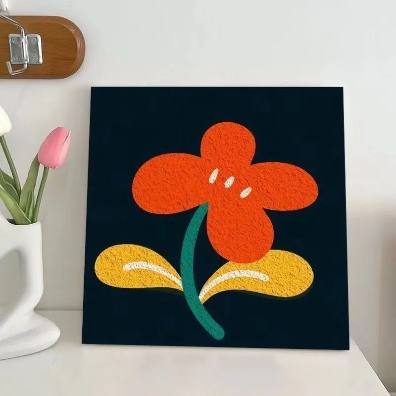 

E-0043 Spring flowers oil painting.