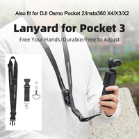 Adjustable Neck Strap for DJI Pocket 3/Pocket 2 Handheld Gimbal Lanyard for Insta360 X4/X3/X2 Action Sports Camera Accessories