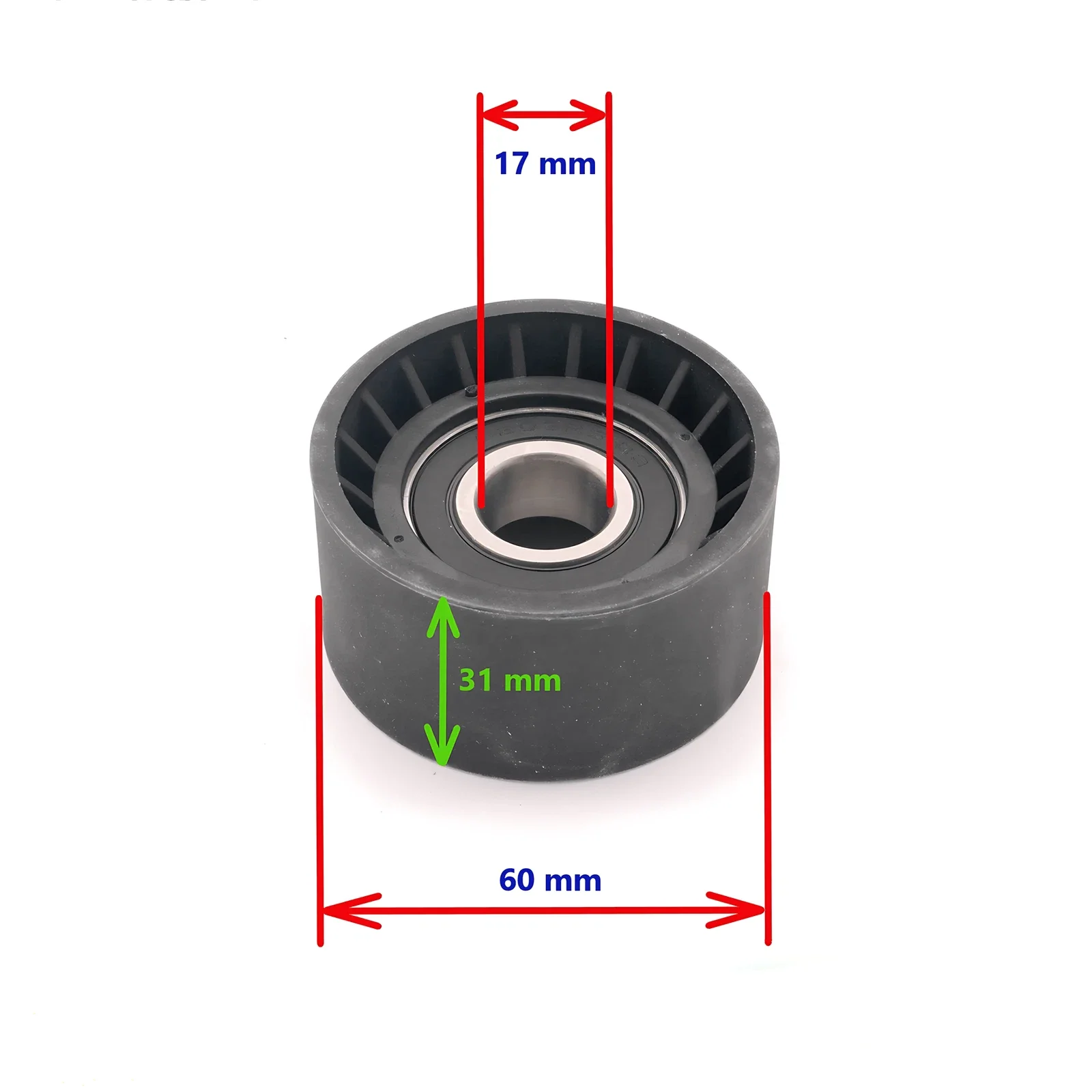 

Fan Belt Tensioner Pulley V Ribbed Idler Pulley Engine Drive Belt Guide Wheel Engine Parts For Renault Trafic II Master II