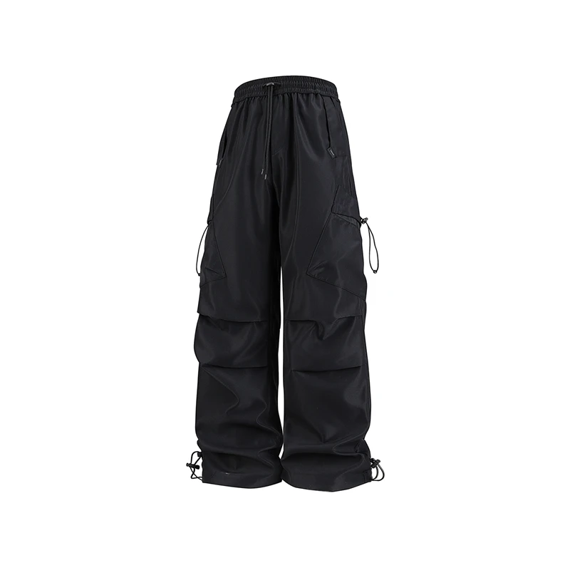 

Мужская повседневная рабочая одежда, брюки с несколькими карманами, быстросохнущие прямые брюки, свободные спортивные повседневные брюки для пешего туризма, весна-осень