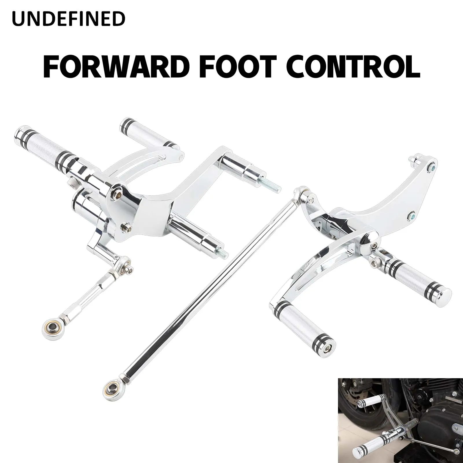 Motorcycle Billet Aluminum Forward Controls Kits Foot Pegs Rest For Harley Softail Street Bob Low Rider FXLR FXBB 2018-2023 FXST