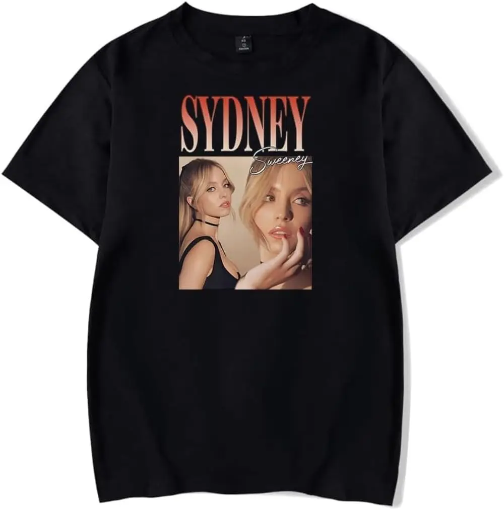 Sydney Sweeney Merch Anyone But You Vintage T-Shirt Crewneck Short Sleeve Tshirt Men/Women Fans Tops