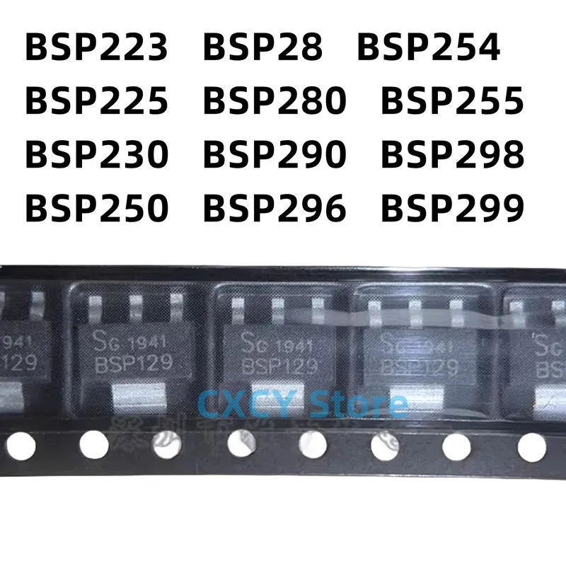 

10PCS/LOT 100% New Original BSP223 BSP225 BSP230 BSP250 BSP254 BSP255 BSP28 BSP280 BSP290 BSP296 BSP297 BSP298 BSP299 MOS Tube