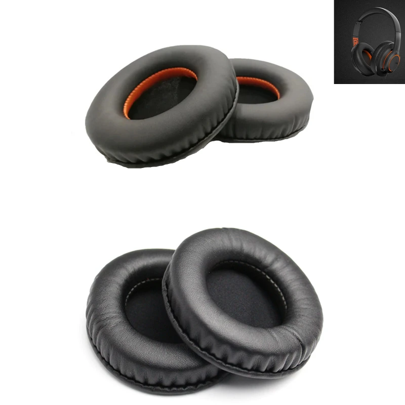 Cuscinetti per Steelseries Siberia 100 150 Spugna Auricolare Copertura Ad Alta Frequenza Pressatura a Caldo Cuoio DELL'UNITÀ di elaborazione Paraorecchie Diametro 100 MILLIMETRI