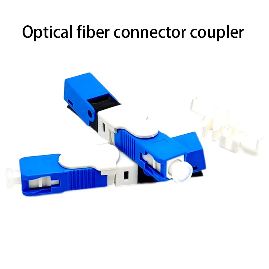 100 Pieces Single Mode Optical Fiber Fast Connector Adapter Connecting