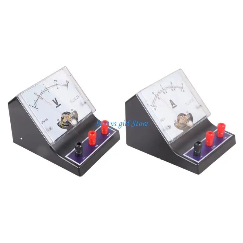 c7ab-physics-teaching-tool-plastic-insulated-voltmeter-and-ammeter-set-for-classroom-circuit-testing-and-physics-labs