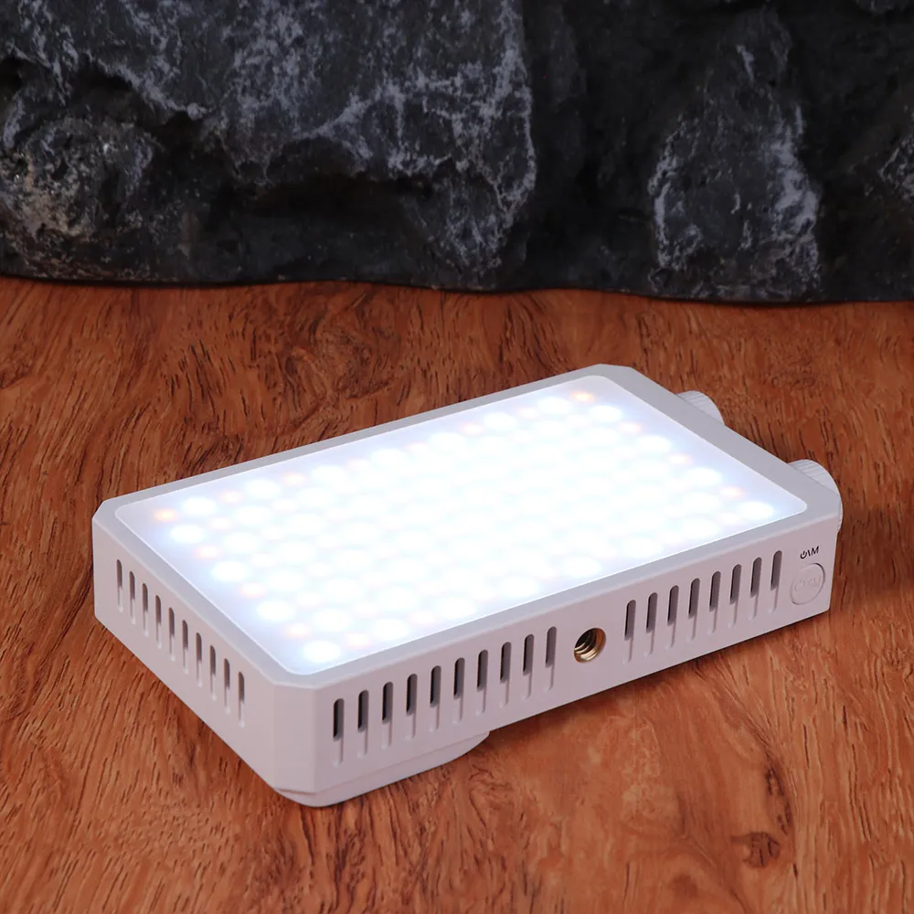 40W RGB LEDカメラライト 2800-9000K 4400mAhバッテリー ポケット撮影ライト 3色ライト ハイパワー ミニLEDビデオランプ