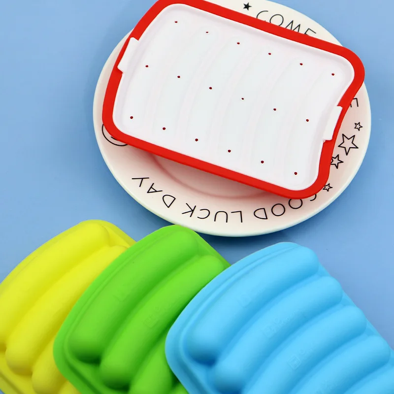 Wholesale Silicone Sausage Mold Diy Homemade Grilled Sausage Mould Baby Food Supplement Tool 172