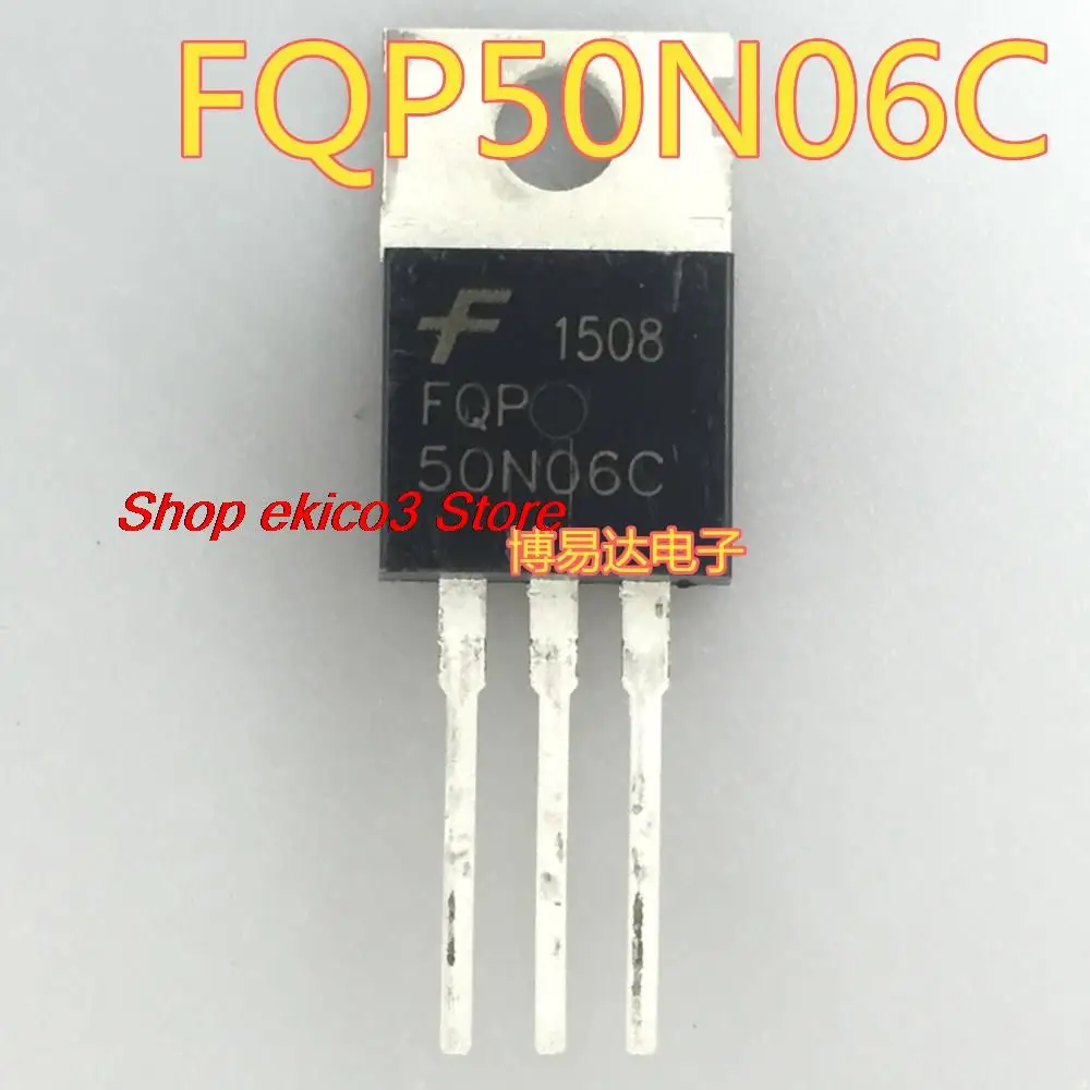 

Оригинальный товар FQP50N06 50N06 50A/60V TO-220 FQP50N06C, 10 шт.