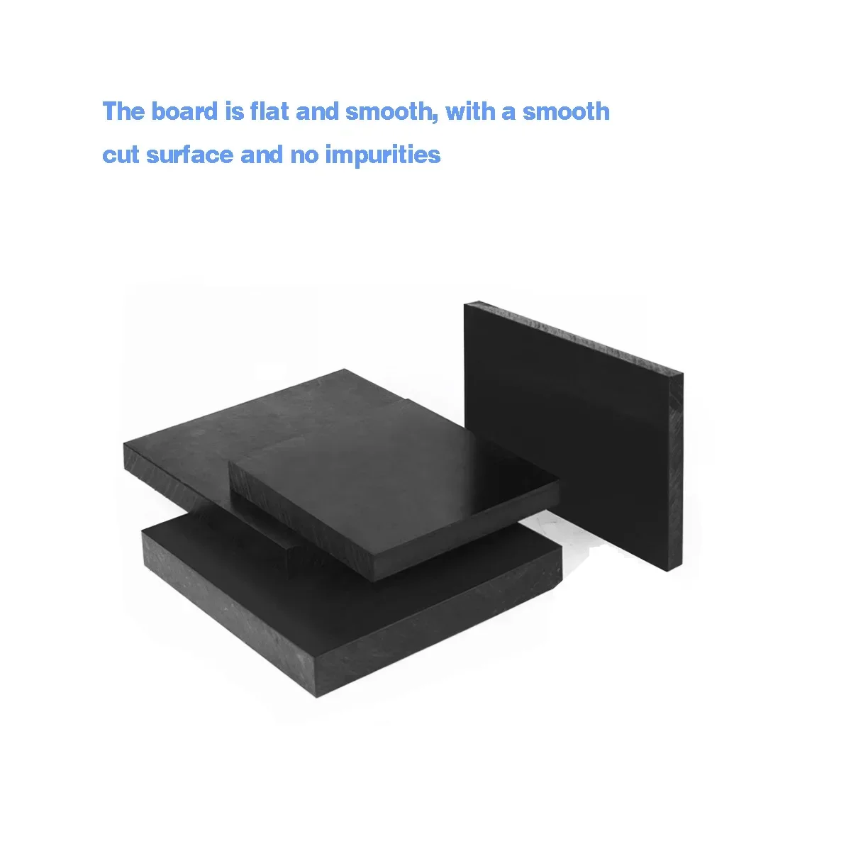 Black Nylon Plastic Board PP Gasket/PE Black Board/ABS Board Pom Pad/HDPE Hard Board Processing Customization