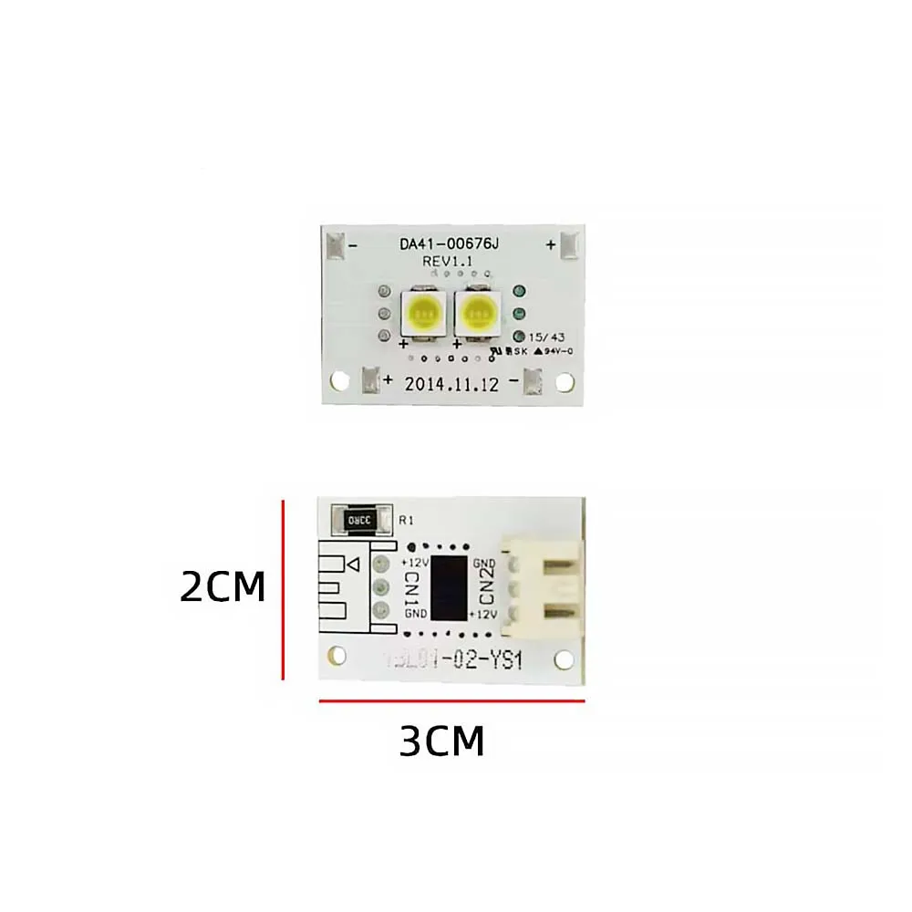 1pcs/Refrigerator LED Light Strip Lighting Suitable DA41-00676J for Samsung Four Door Refrigerator RF60J9061TL