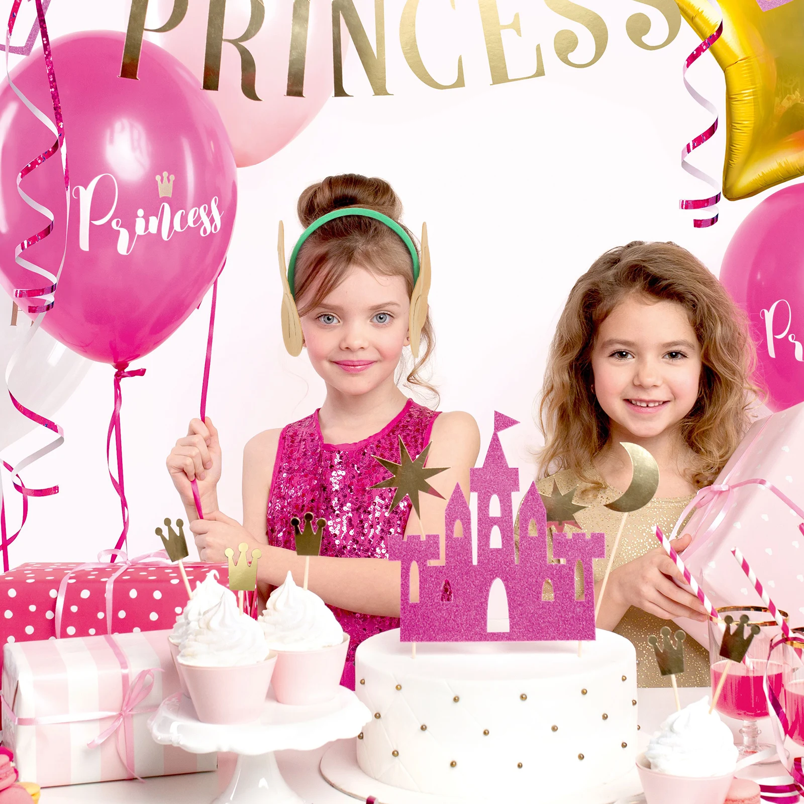 

Милая повязка на голову с ушками, удобная регулируемая повязка для волос для украшения праздничного костюма, прочная стрейч