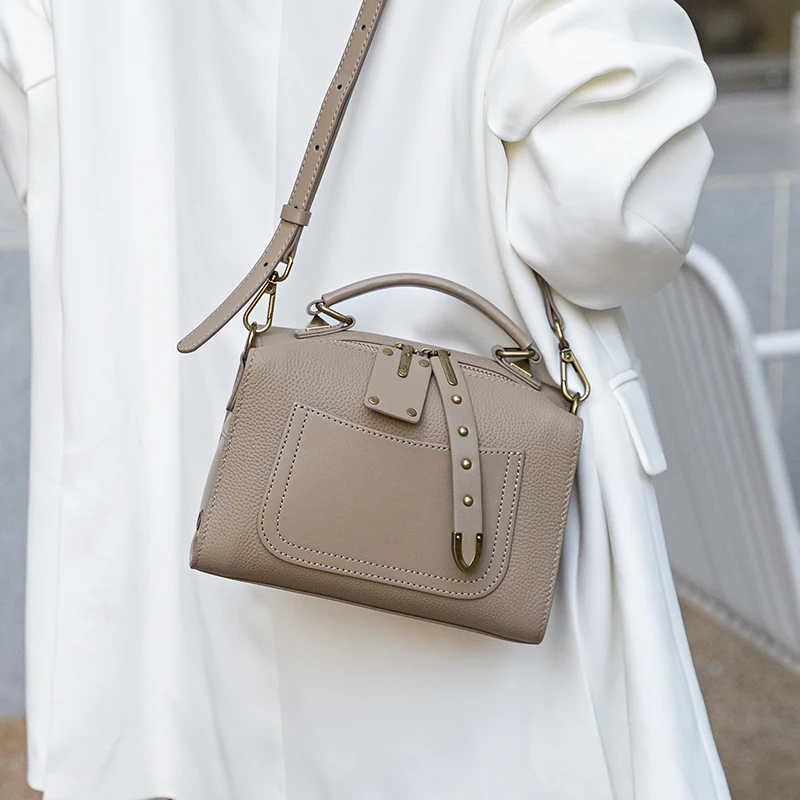 

Ladies Cowhide Designer Luxury Crossbody Bags Women's Cow Genuine Leather Handbags Female Classic Large Capacity Shoulder Bags