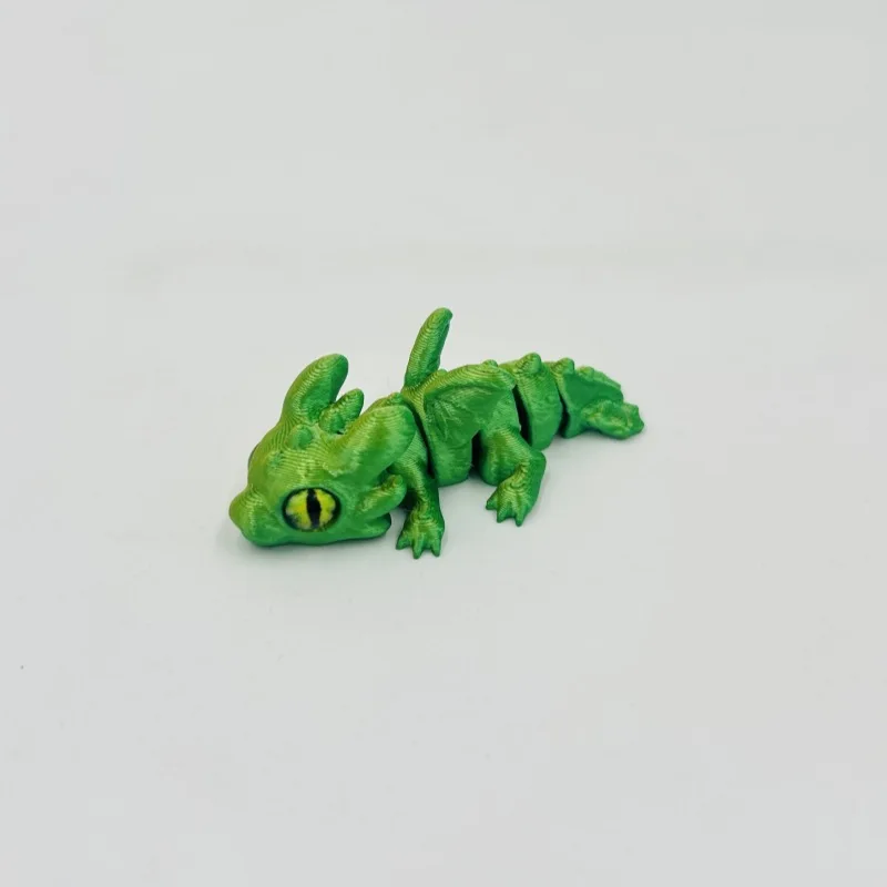 1/5/10/15 Stück 3D-gedruckter Babydrache mit beweglichen Gelenken und simulierten Augen, als dekorative Gegenstände für das Zuhause, zur Raumgestaltung und als Geschenk für Feiertage. – Detail 20