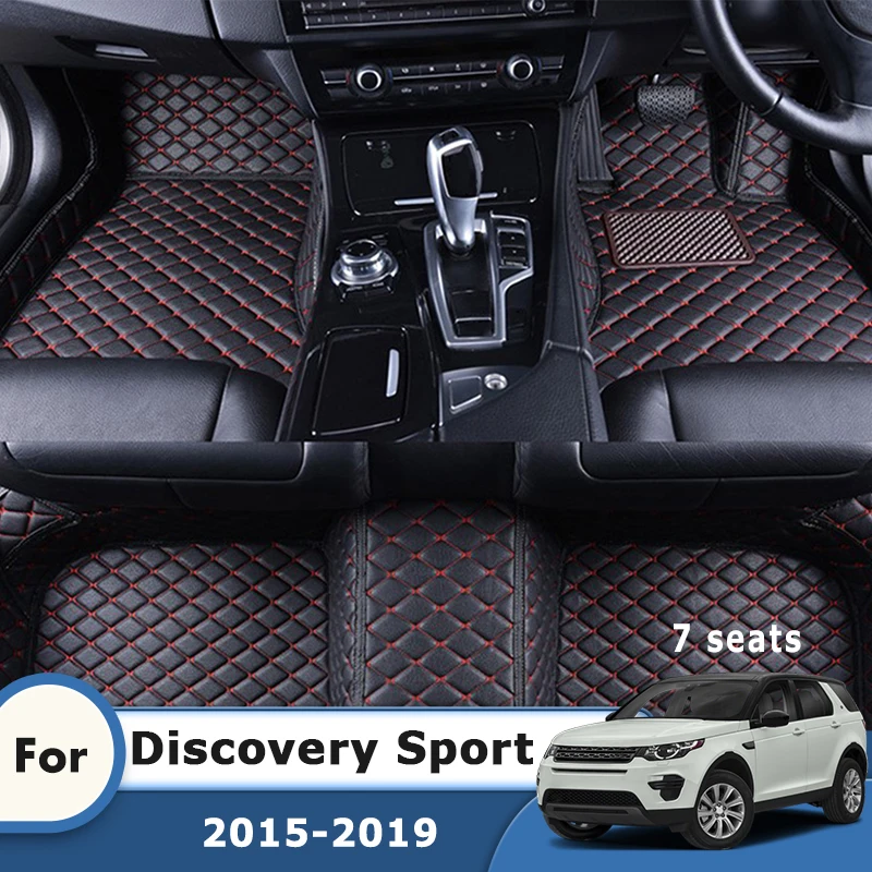 

RHD Car Floor Mats For Land Rover Discovery Sport 2019 2018 2017 2016 2015 (7 Seater) Carpets Rug Interior Accessories Auto Part