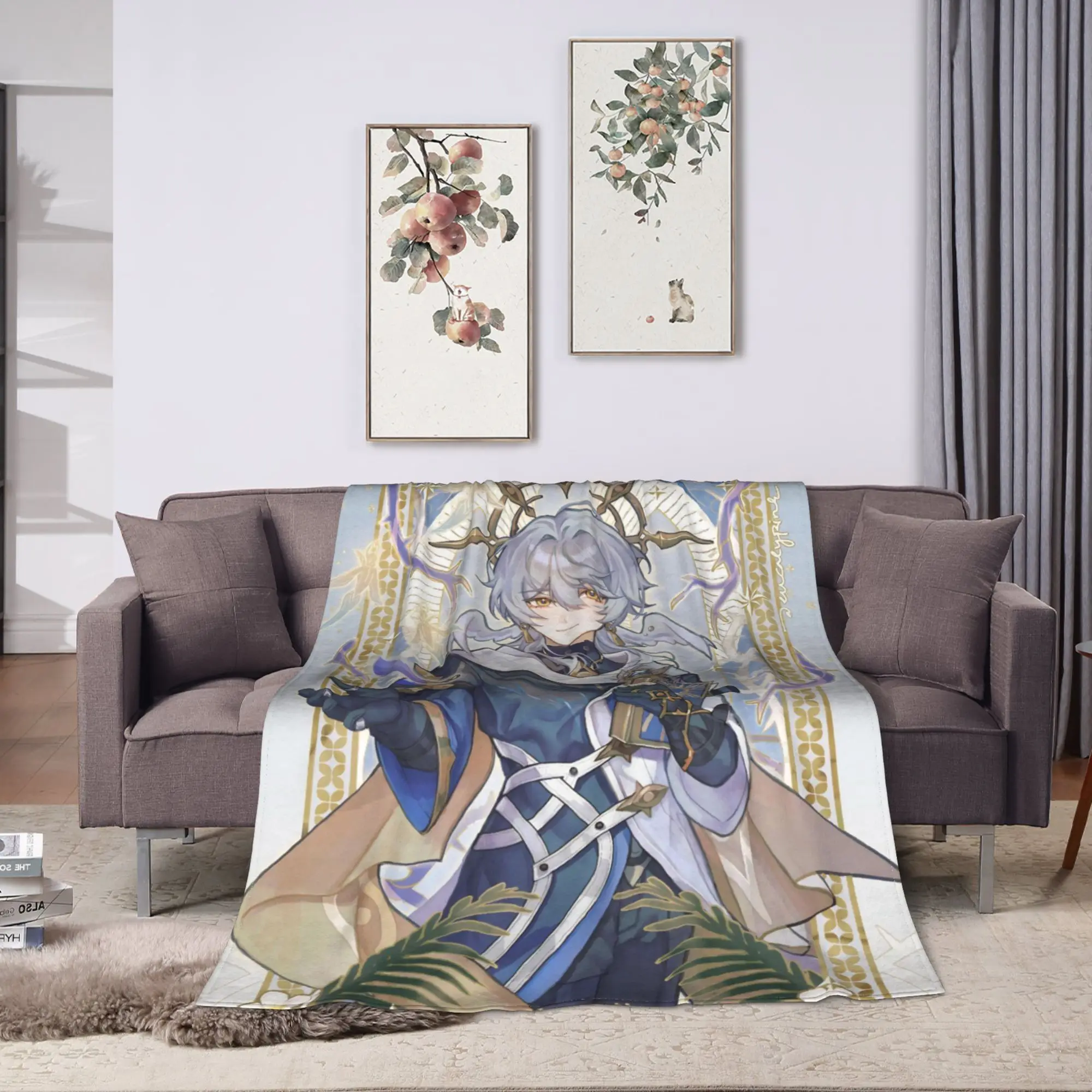 Honkai Star Rail Plush Blanket Children  Flannel Bedding Throws For Home Decor Super Soft Design Quality Bedspread Birthday Gift
