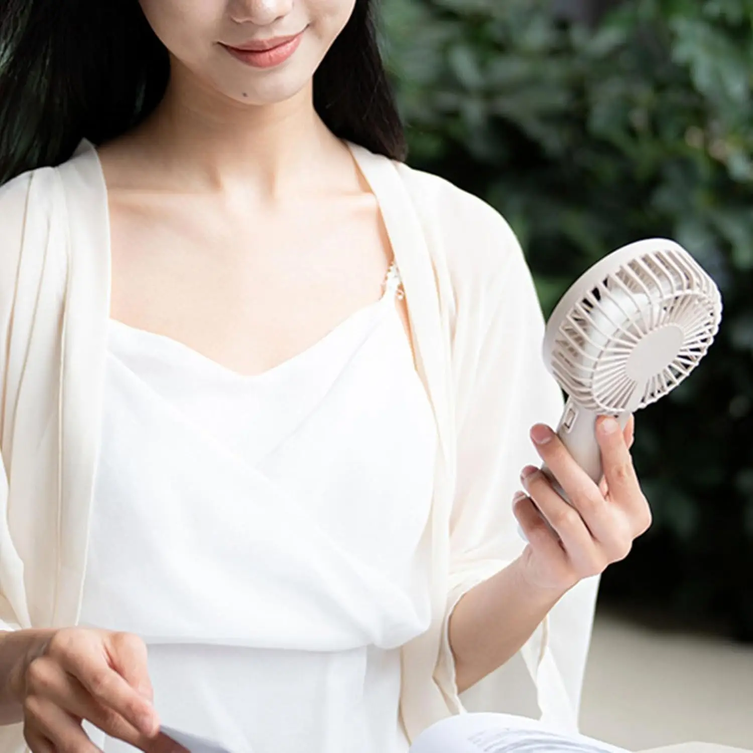 مروحة تبريد هادئة، مراوح محمولة قوية مع شاشة عرض لمكتب غرفة النوم والاستخدام الخارجي