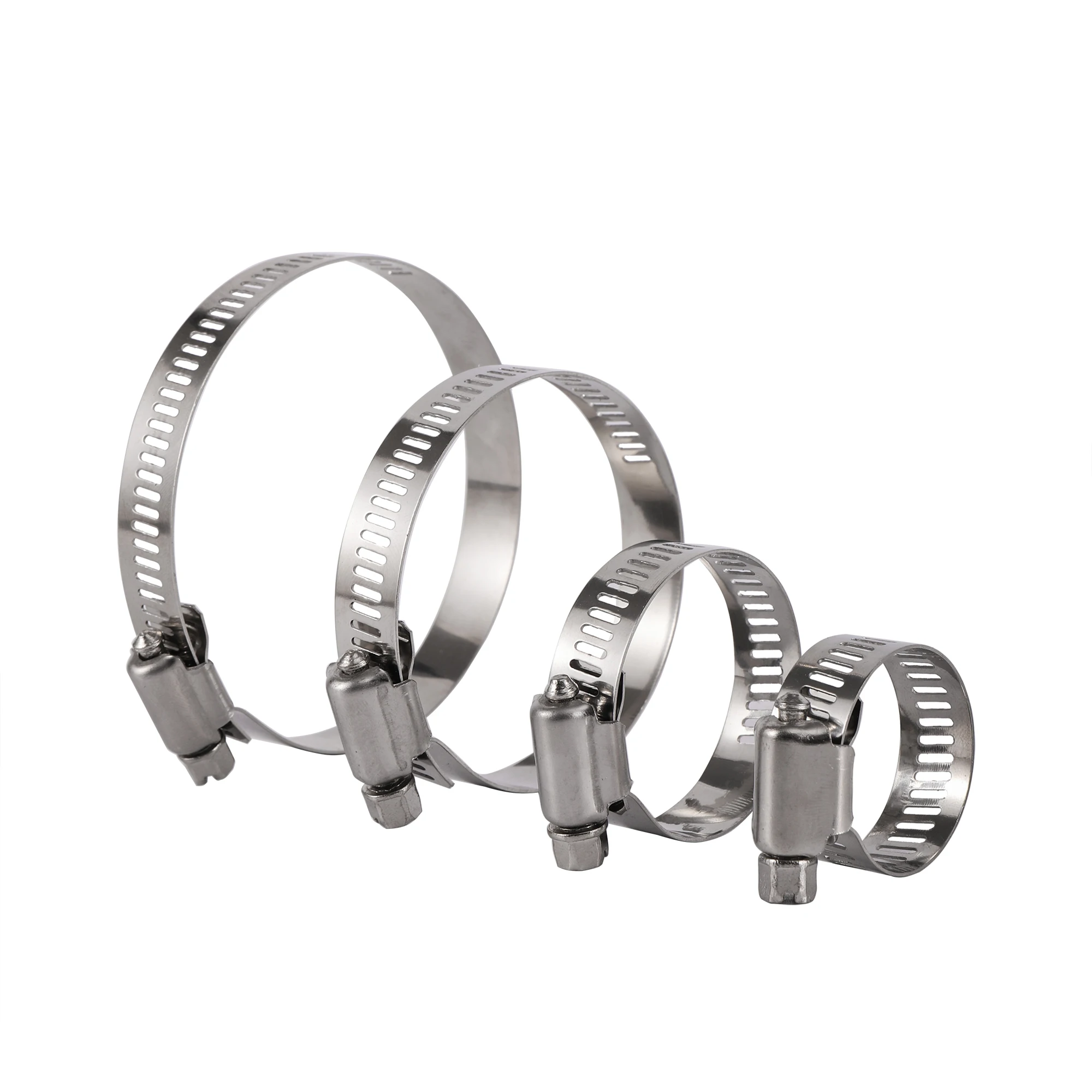 

OD 155~311mm Adjustable Pipe Tracheal Fixing Screw Worm Drive Clamp Garden Water Pipe Car Fuel Pipe Plumbing Pipe Fixing Parts