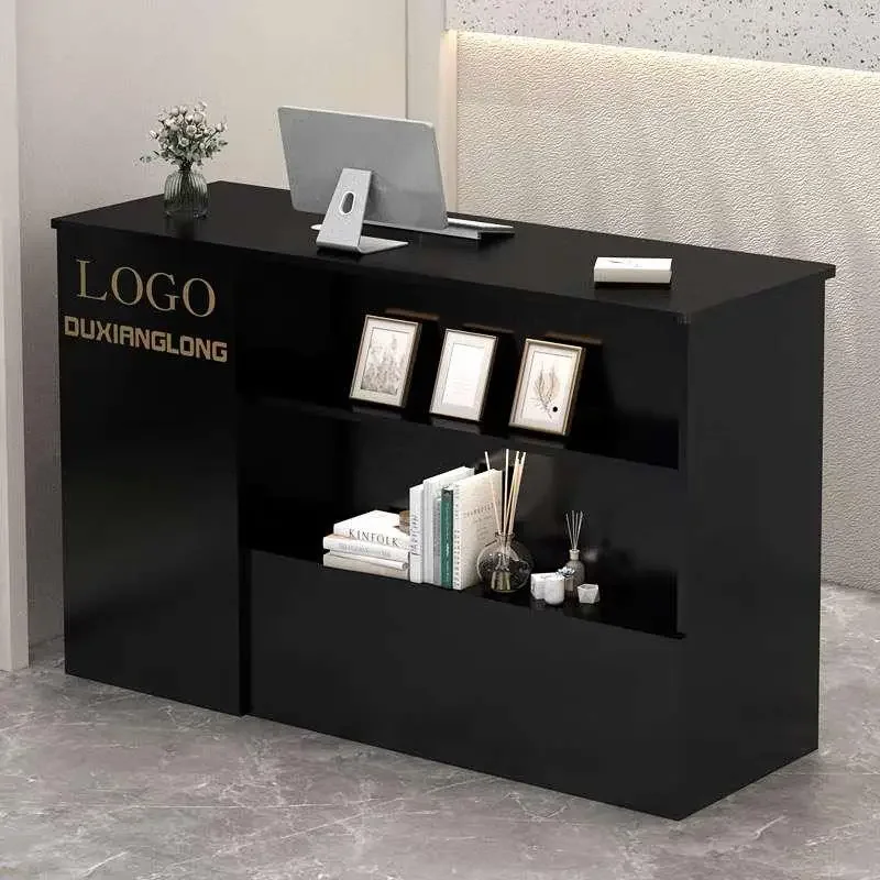 

Counter Display Reception Desks Nordic Small Bar Luxury Office Reception Desks Cashier Modern Mostrador Commercial Furniture