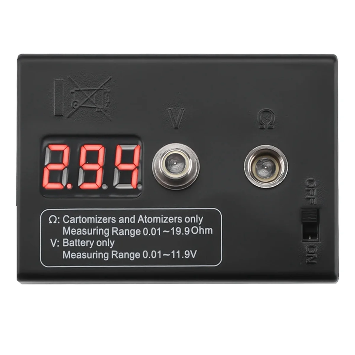 LED Digitale Ohm Meter Spoelspanning Meten 0.01-19.9Ω Hoge Precisie Weerstandstester voor EGO 510 808D M7 M8