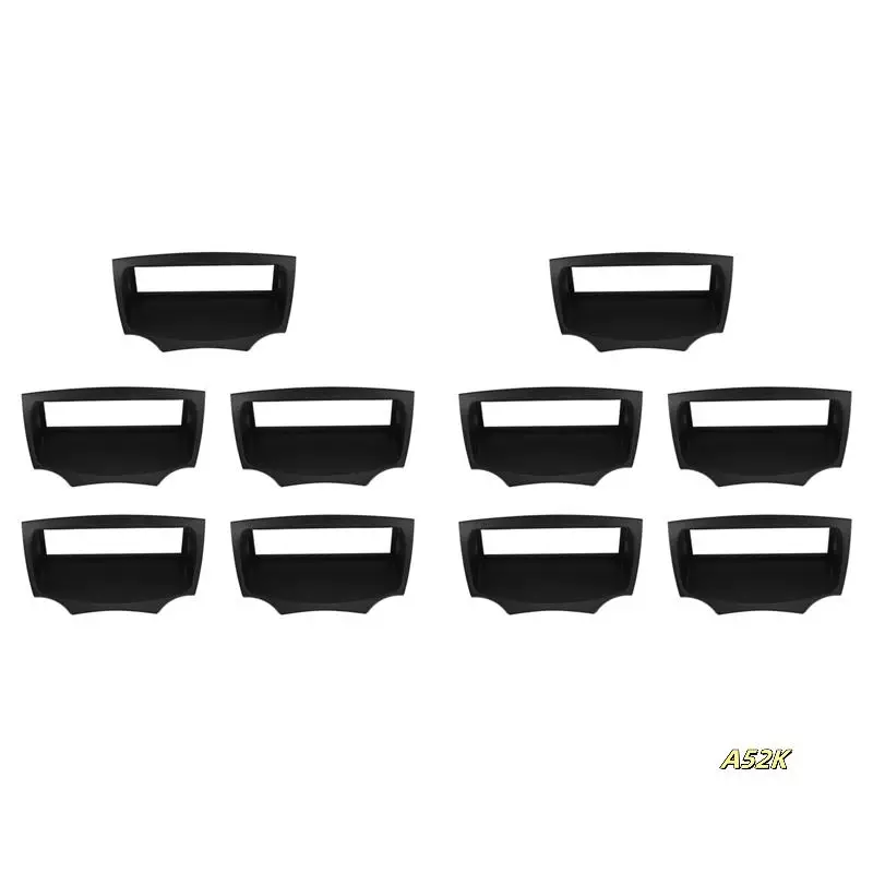 

10X 1 Din Car Radio Frame For Ford KA 2008-2016 Auto Stereo DVD Panel Dashboard Mount Trim Kit Fascia Player Face Bezel