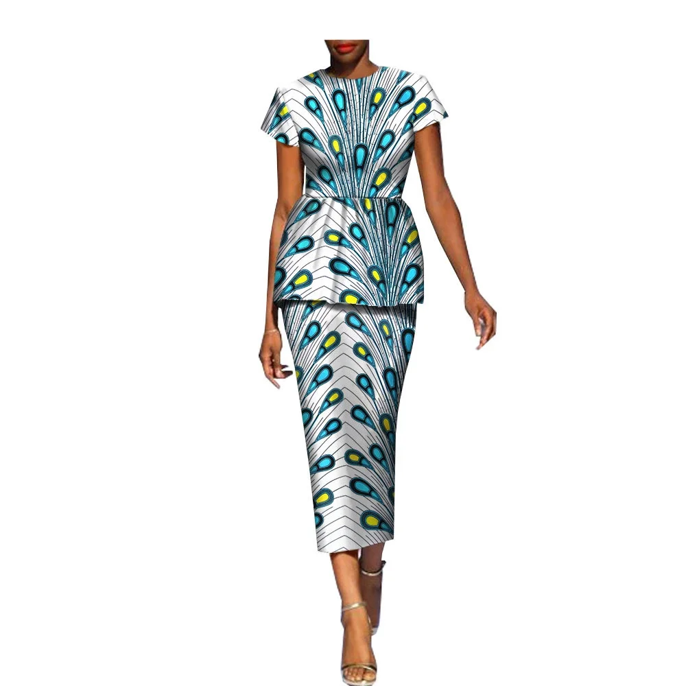 

2025 New Style African Summer Women's A-Line Party Dress with Waist-Slimming Design