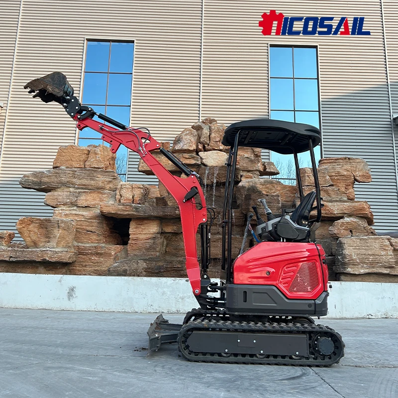 EPA CE certified 1.8-ton tracked small excavator engine 1-year warranty for high excavation power agricultural use