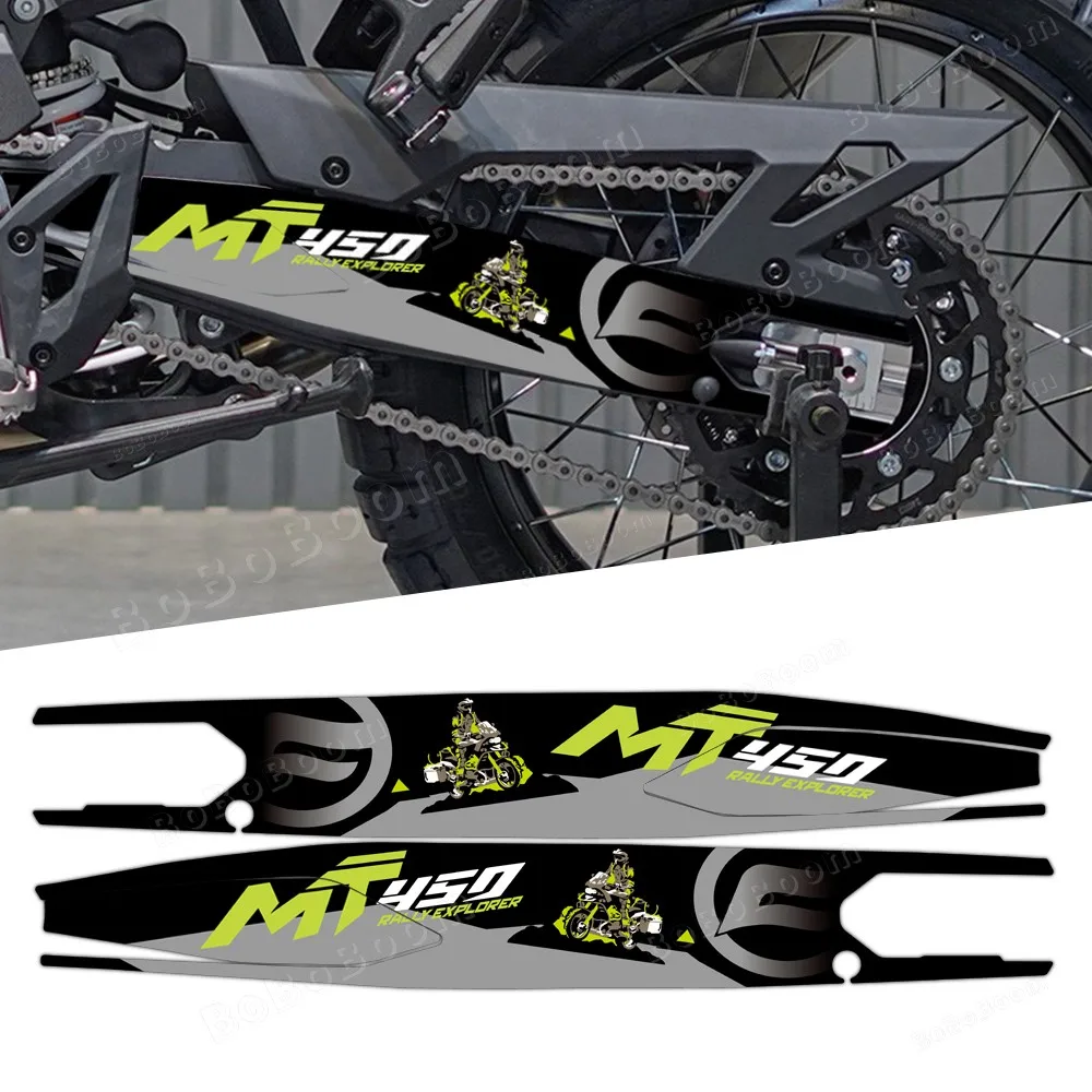 3M Motorcycle Swingarm Sticker Rotating Shaft Protection Swing Arm Decal Waterproof For CFMOTO 450MT 450 MT CF MOTO IBEX 450 mt