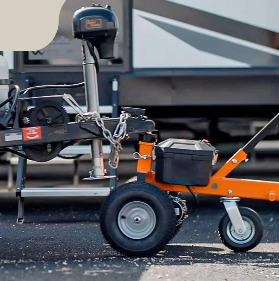 منصة ثلاثية العجلات قابلة للتخصيص مقطورة صناعية دوللي معدات التعامل مع مادة الكرة مباشرة من المصنع